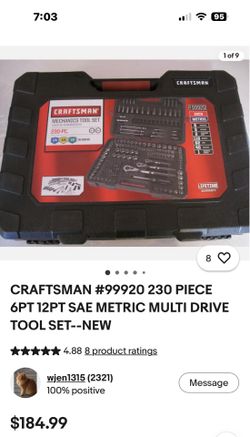 Craftsman mechanic tool set