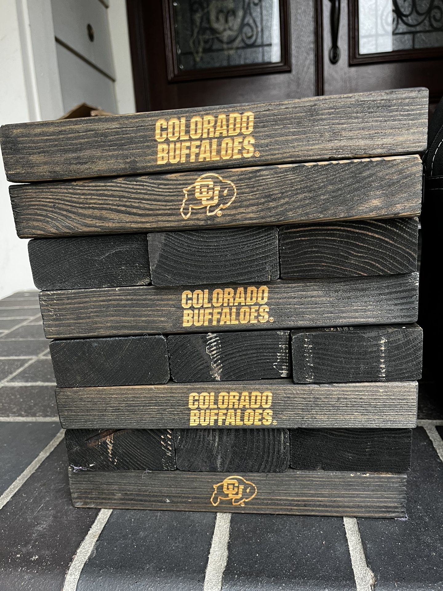 PRIME TIME CU Buffs Large Jenga Set