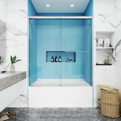 Premium Framed Bathtub Shower Door