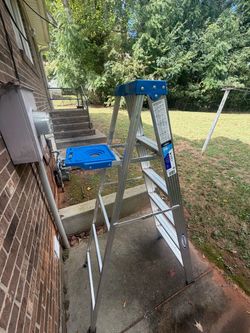 Werner 6 ft Aluminum Step Ladder 250 lb