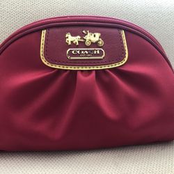 New Authentic Coach Make up bag.