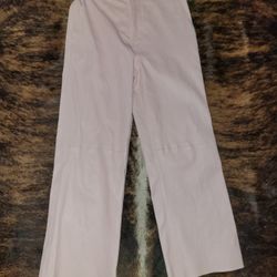 SPRWMN 100% Lambskin Leather Trousers, Size S