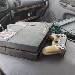 PS4 And Controller 