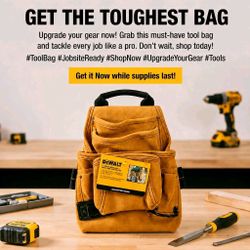 DeWalt Leather Tool Bag