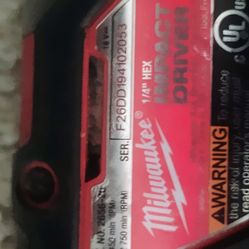 Milwaukee impact driver