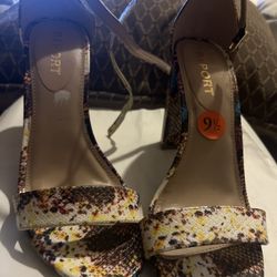 Brand New Women Multi Color Heels
