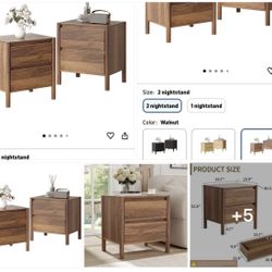 New Mid Century Nightstand
