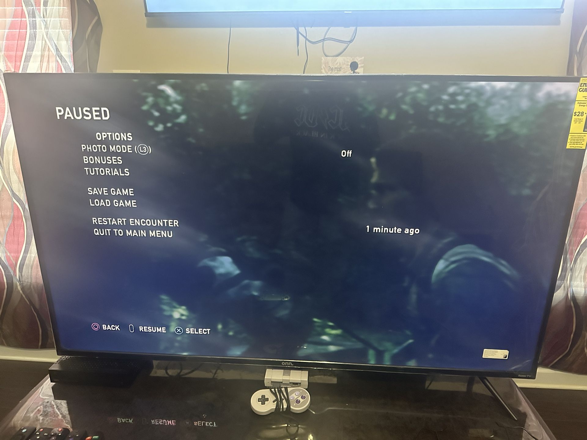 55 Inch Onn Smart Flatscreen TV (with Remote)