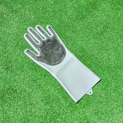 Kitchen Household Cleaning Dishwashing Waterproof Nitrile Rubber Glove XL Single