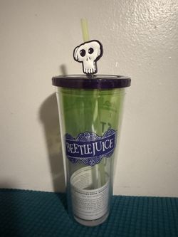 Beetlejuice Beetlejuice Cup W/Straw