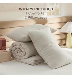 Comforter Set with 2 Pillowcases 104x90