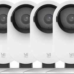 YI HOME CAMERAS (4 PACK)