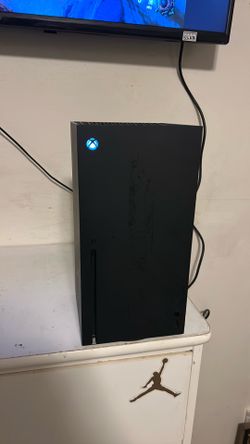 Xbox Series X with a lot of games