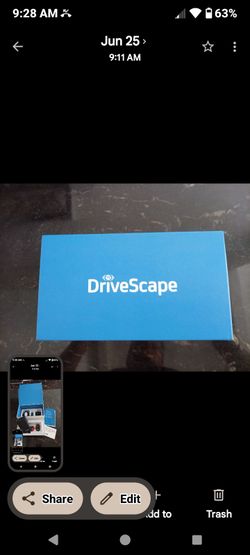 A dual camera dashcam front and back