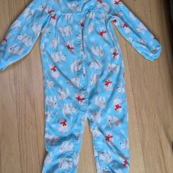 Carter's Christmas Baby Girls One Piece Pajamas - Cozy Fleece Size 24M