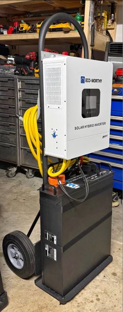 Backup battery portable system 5kw (2 available)
