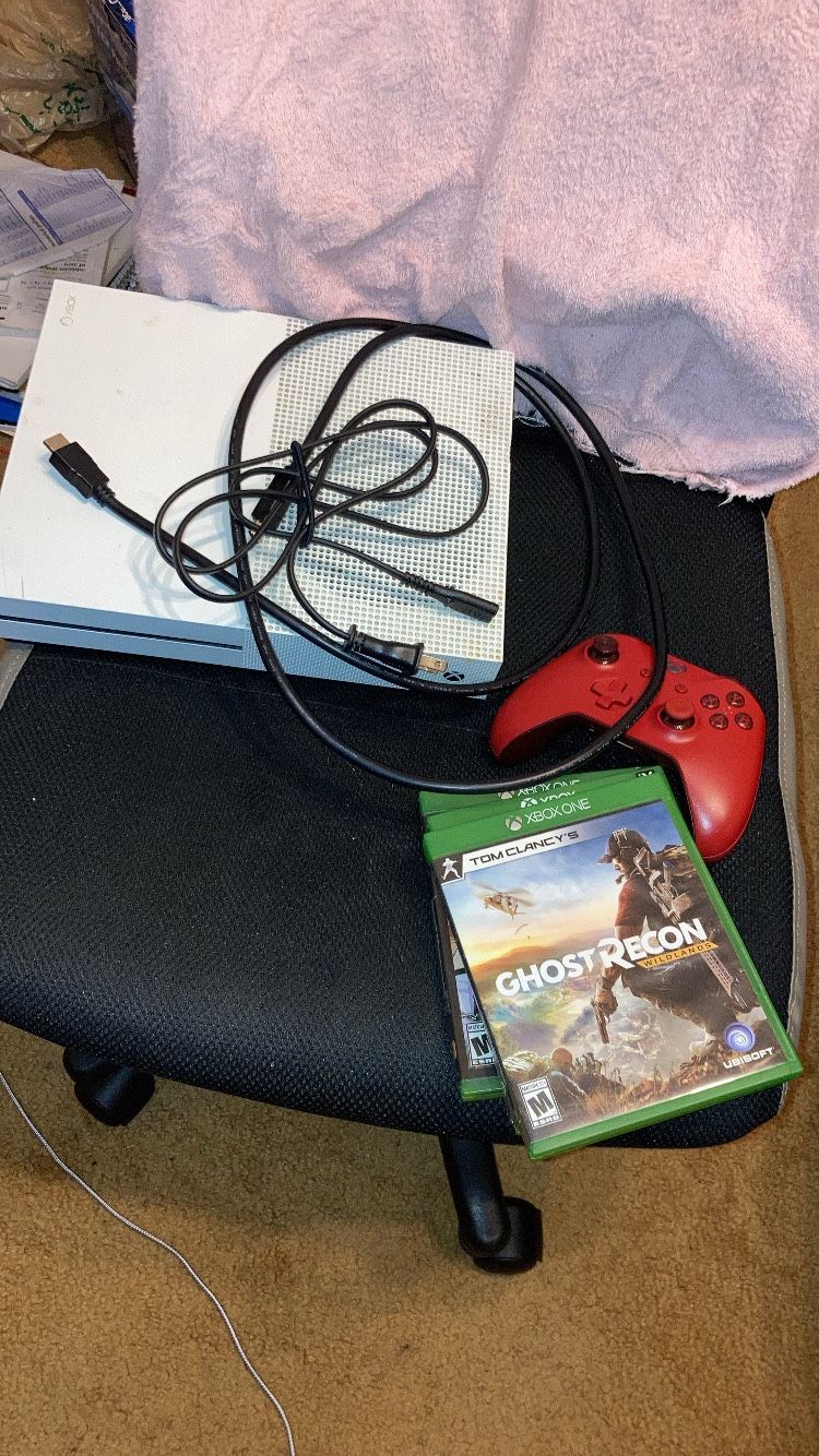 Original Xbox One Console And Controller For Sale(included With Games)