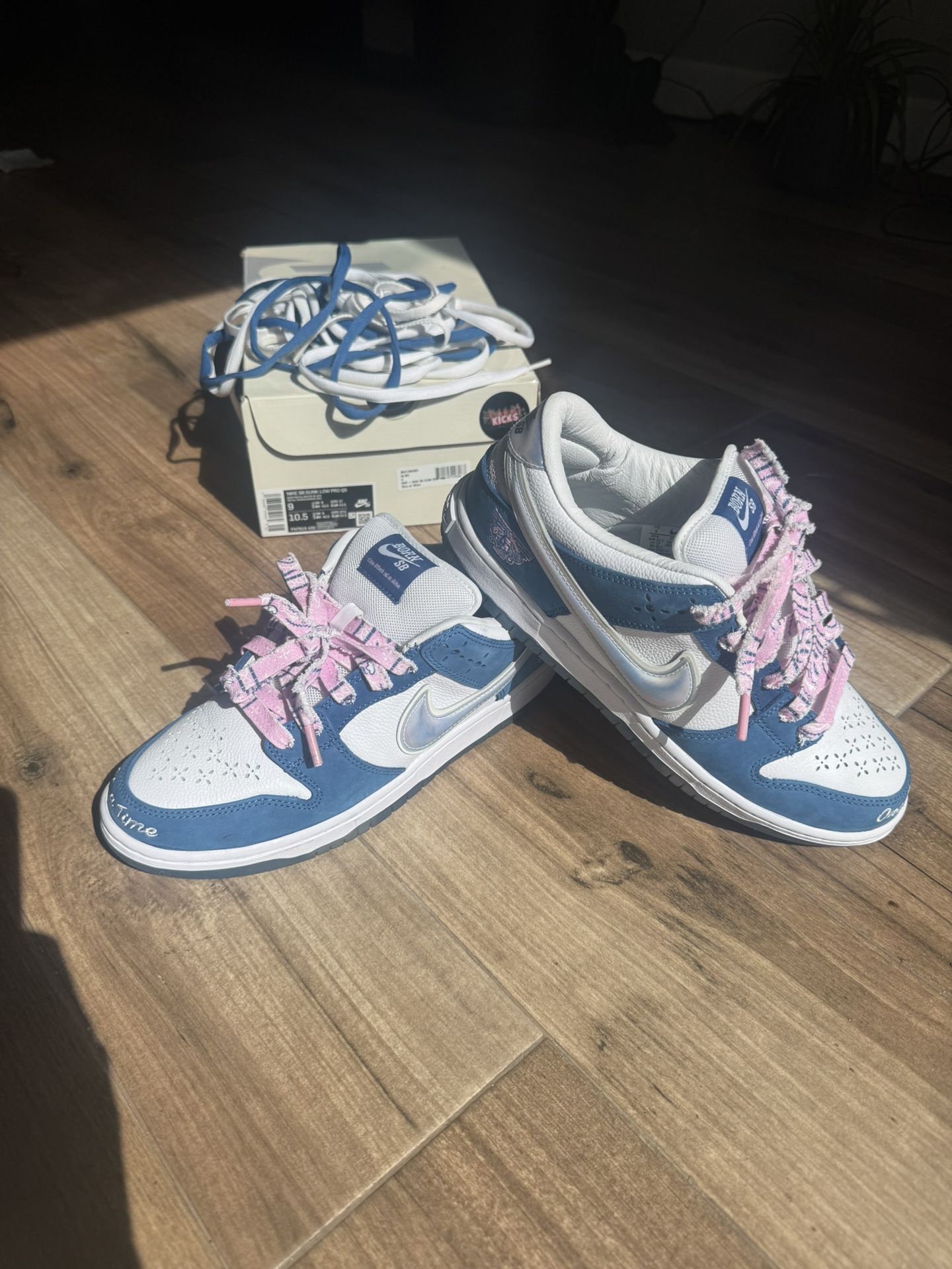 Nike SB Dunk Born X Raised Size 9 ONLY USED ONCE