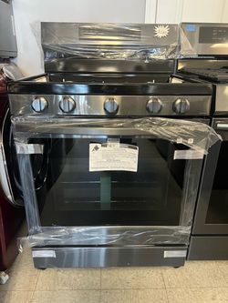 Samsung new black stainless steel gas stove