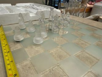 Glass Chess Set