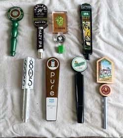 Craft Beer Tap Handles IPA, Ale, Amber, Cream, Hazy