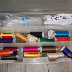 Sewing Supply Lot - Thread Rack, SideWinder, Tools & More