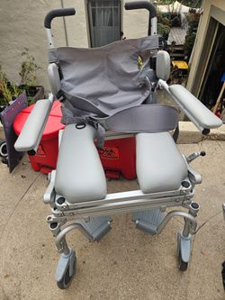 Nuprodx shower slider commode  wheel  multi chair