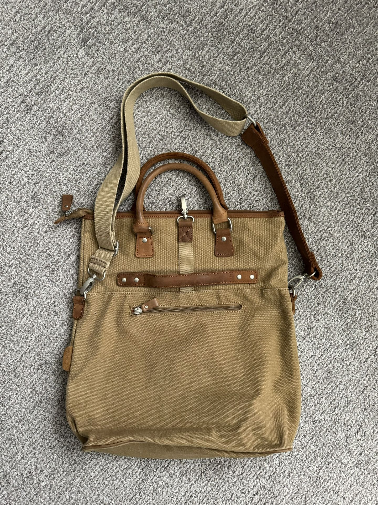 Purse/handled Heavy Canvas Tote