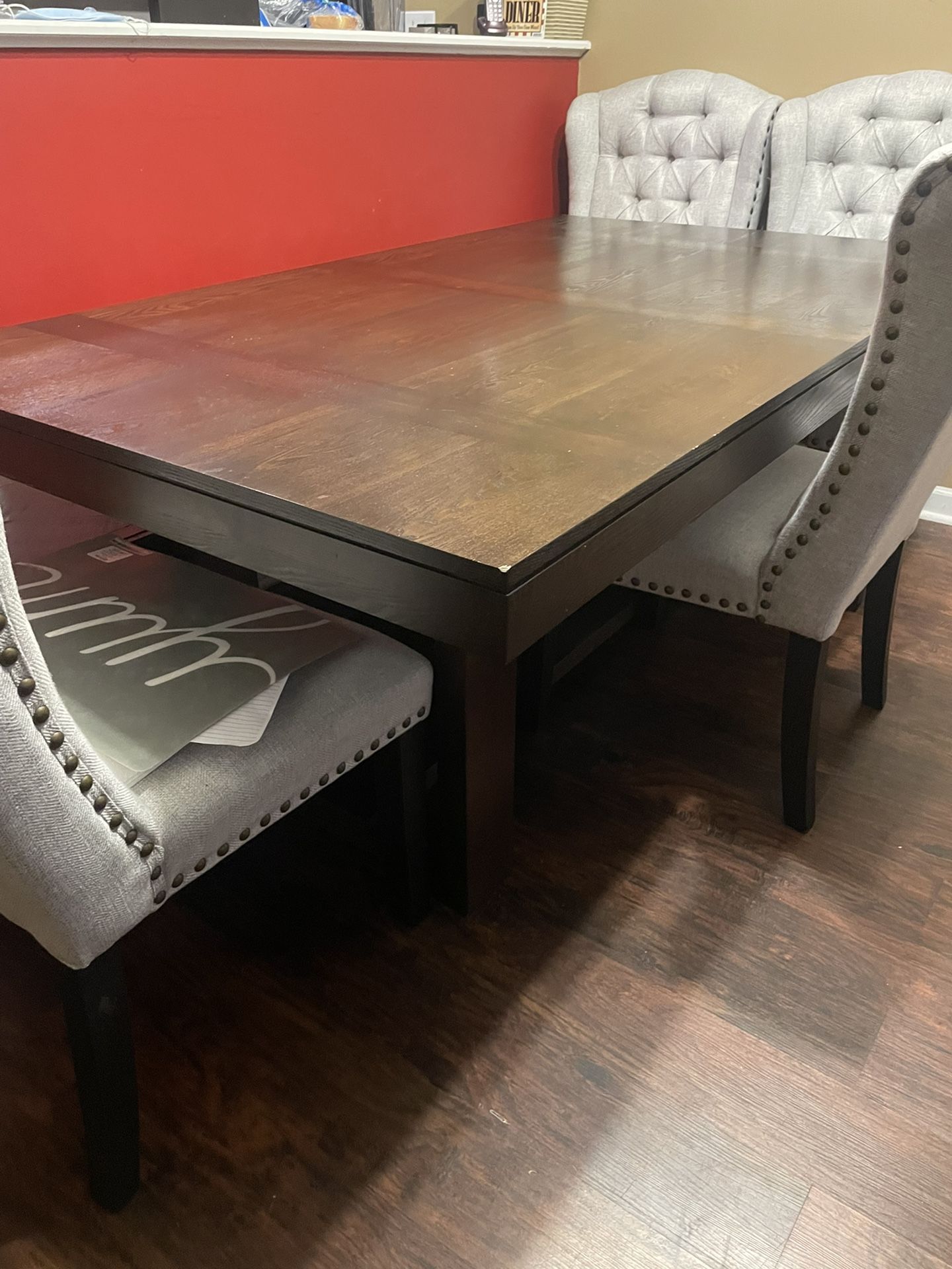 Sturdy Wood Kitchen Table (Chairs Not Included)