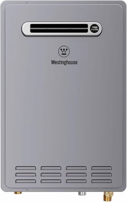 Westinghouse Outdoor Tankless Natural Gas Water Heater 180,000 BTU 8.1 GPM with Remote Control