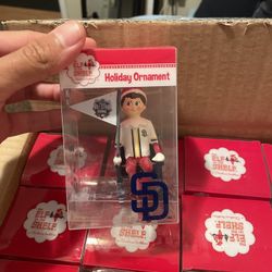 San Diego Padres. Elf on the Shelf ornament