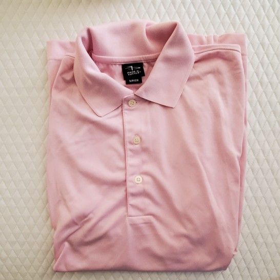 Men's Golf Polo Pink Small