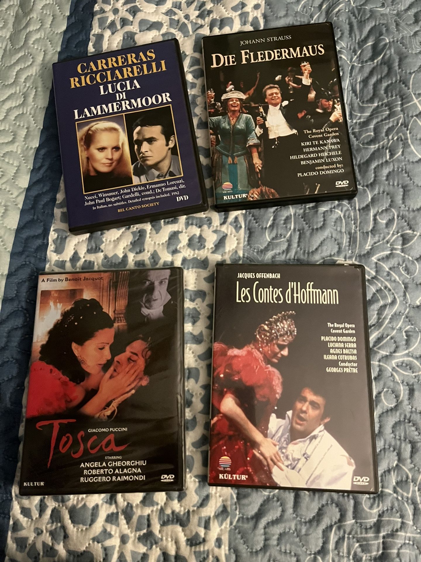 DVD Collection - Ricciardo e Lucia di Lammermoor, Tosca, Les Contes d'Hoffmann