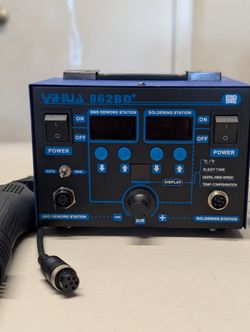 Yihua 862BD+ 2-in-1 Hot Air Rework & Soldering Station