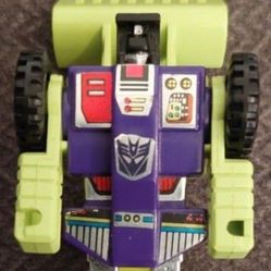 Vintage 1984 Transformers G1 Scrapper Action Figure With Wing