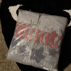 Atlanta Blue/Red Zipup Sp5der Hoodie