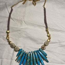 Turquoise Like Stones Necklace 