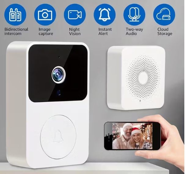 Video Doorbell, Doorbell Camera Wireless Use Two-Way Talk