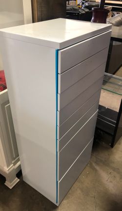 9 drawer storage Cabinet Gray