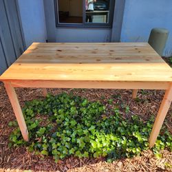 Pine Wood Desk 47inch x 29inch (Outdoor Use)