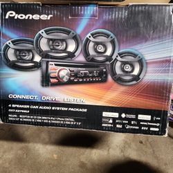 FOUR SPEAKER CAR AUDIO SYSTEM PACKAGE