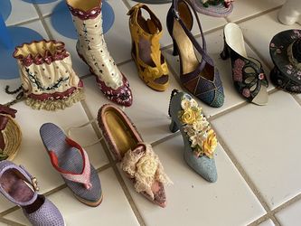 Porcelain Shoes And Hats