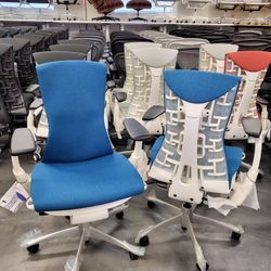New&Use Herman miller Embody, Aeron, Cosm, Sayl, Eames.. available pick up- delivery- shipping