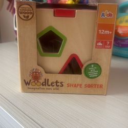 Shape sorter Wood
