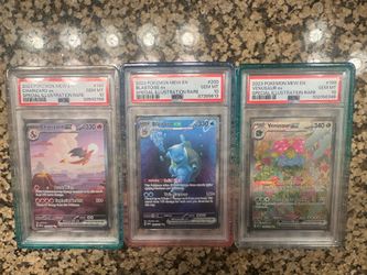 Pokemon 151 Charizard Venusaur Blastoise PSA 10 SIRs