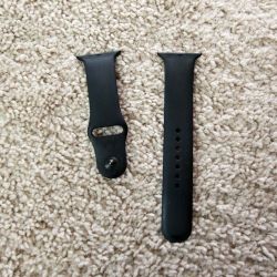 Apple 42mm 44mm 45mm Black Sport Band

