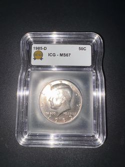 1985-D Kennedy Half Dollar ICG MS67
