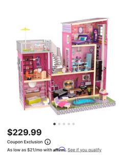 KidKraft Uptown Wooden Dollhouse *PLEASE READ FULL DESCRIPTION* 