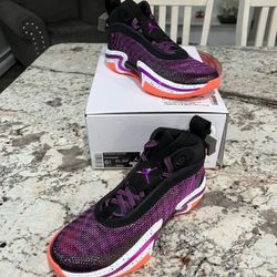 New Size 6.5Y - Nike Air Jordan XXXVI First Light Hyper Violet DA9054 004