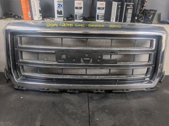 2014-2015 GMC SIERRA 1500 GRILL OEM USED #10632